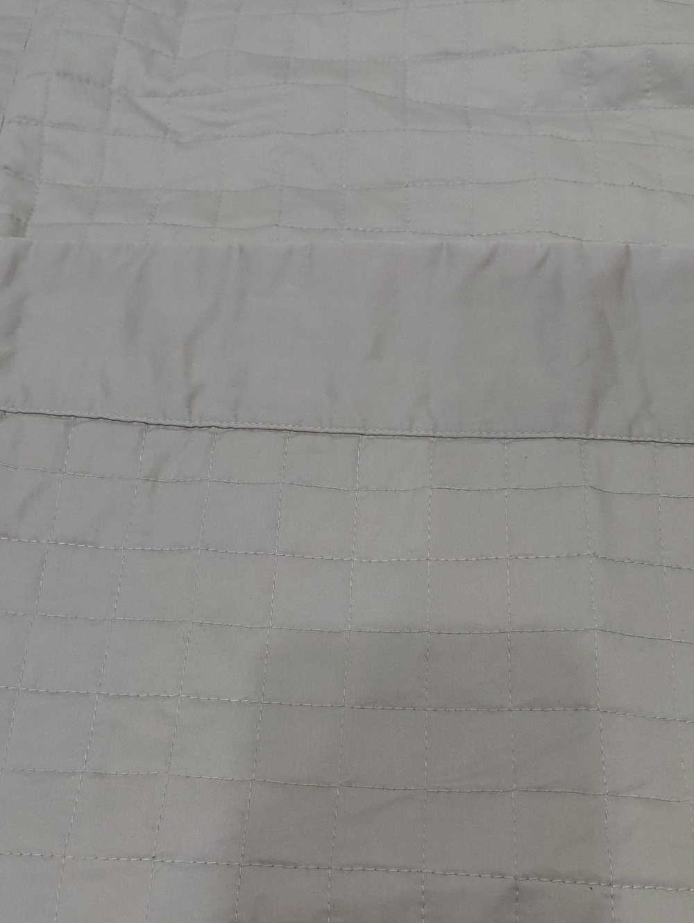 Hotel Collection White and Black Luxury Quilted Bedding Set Of One Darker Color